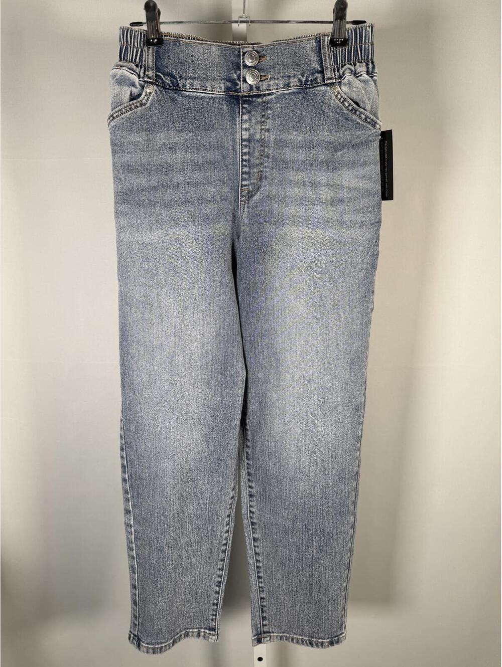 NWT G by Giuliana The Straight High Rise Ankle Jeans Size 12 - Picture 3 of 5